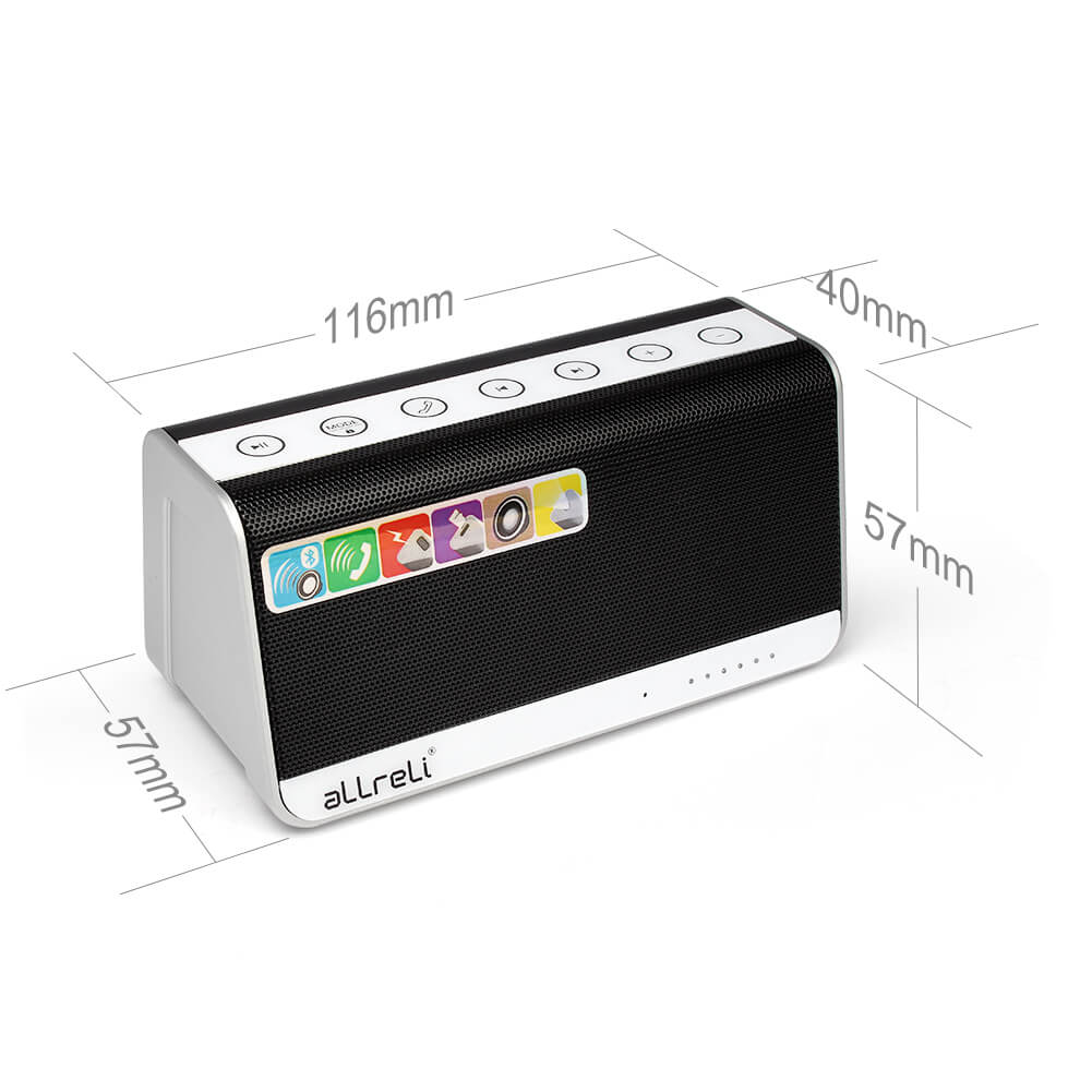 aLLreLi BT-168 Bluetooth Speaker Perfect Portable Wireless Speaker for iPhone, Samsung and more
