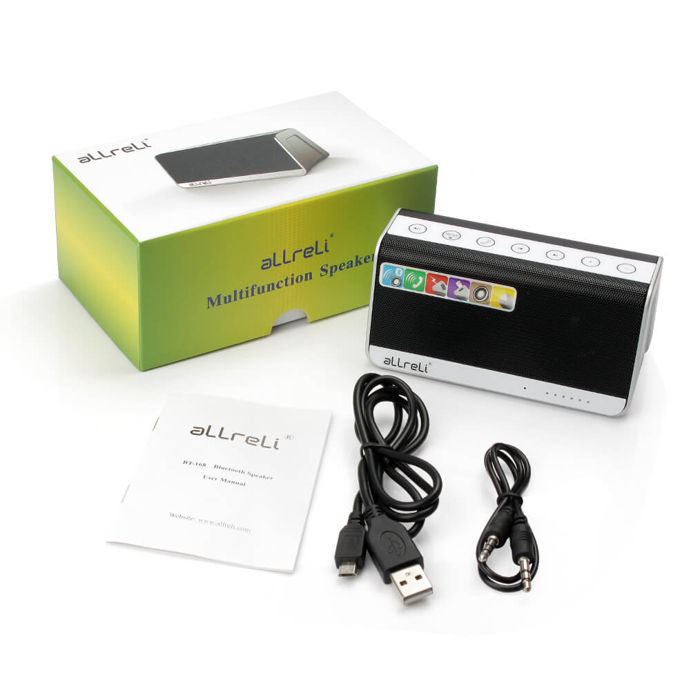 aLLreLi BT-168 Bluetooth Speaker Perfect Portable Wireless Speaker for iPhone, Samsung and more
