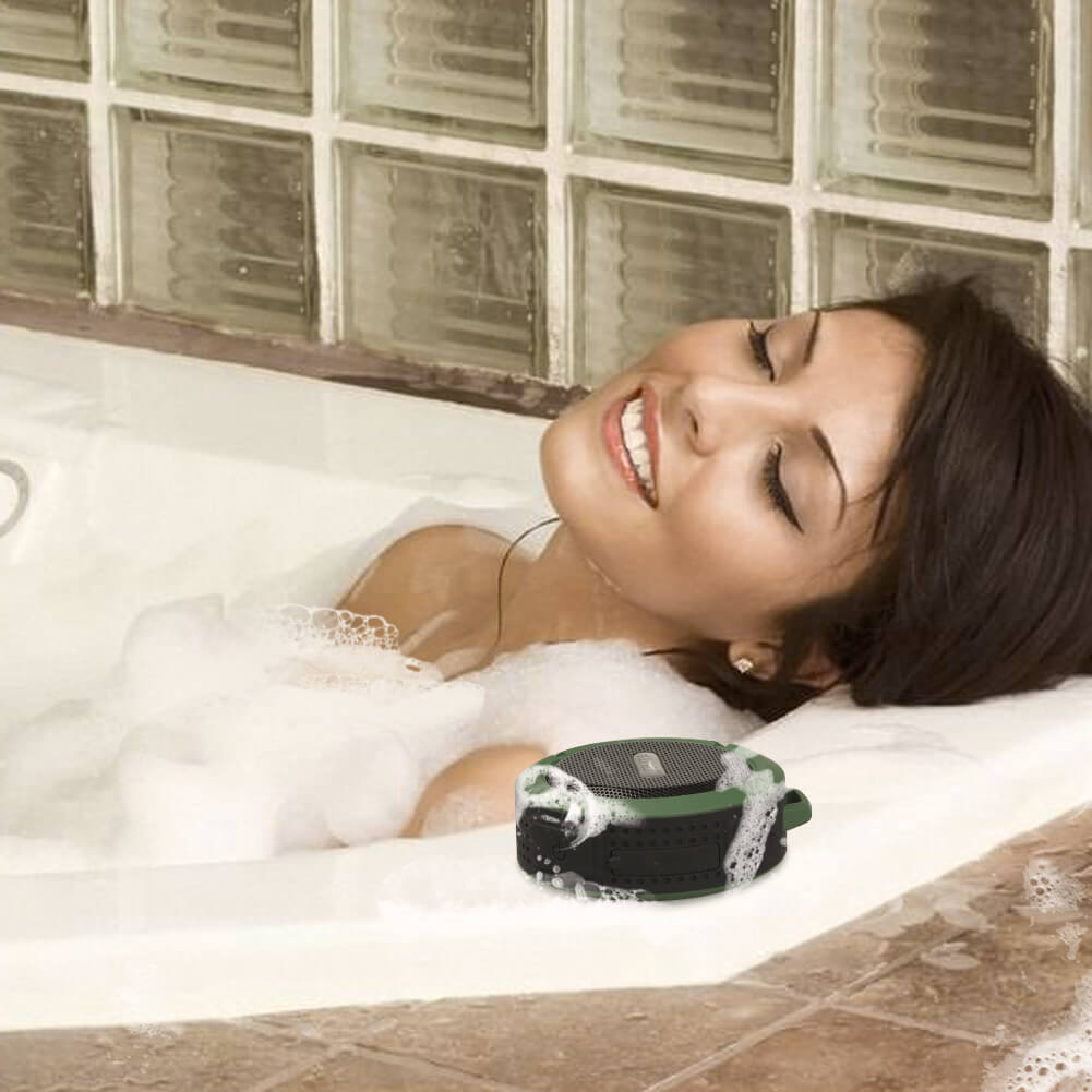 aLLreLi Bluetooth Speaker, C6 Outdoor Waterproof Speaker with Suction Function