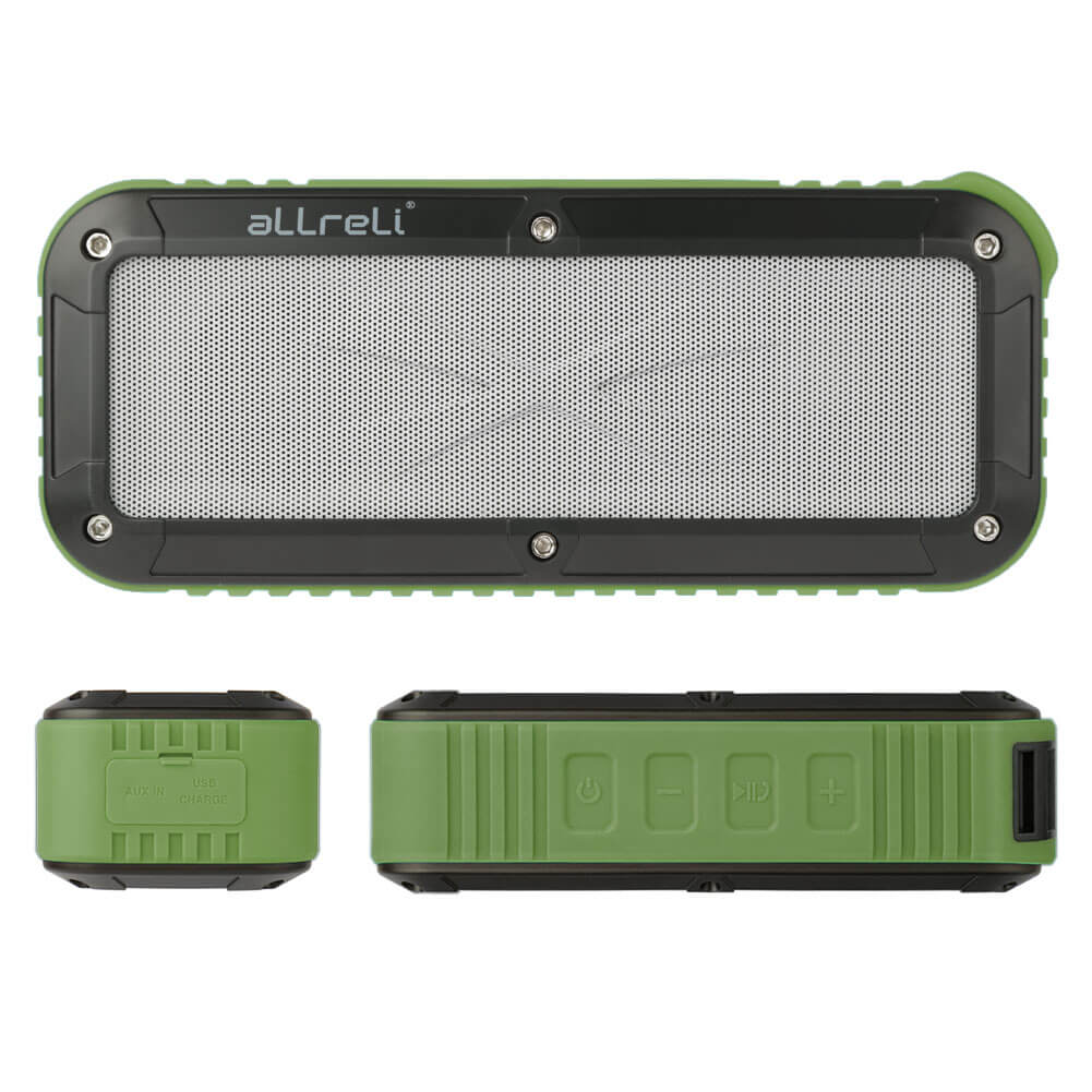 aLLreLi Rockman-L 10W Bluetooth 4.0 Speaker for Outdoor & Shower