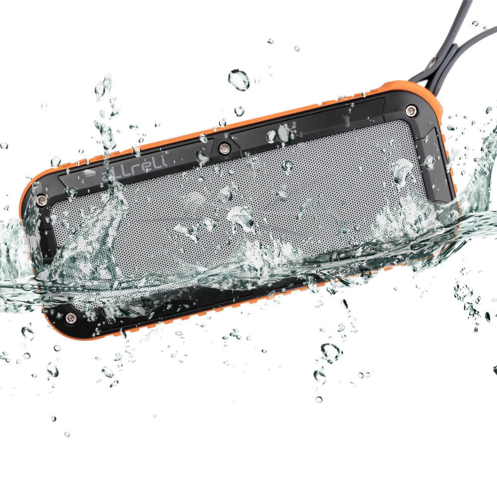 aLLreLi Rockman-L 10W Bluetooth 4.0 Speaker for Outdoor & Shower