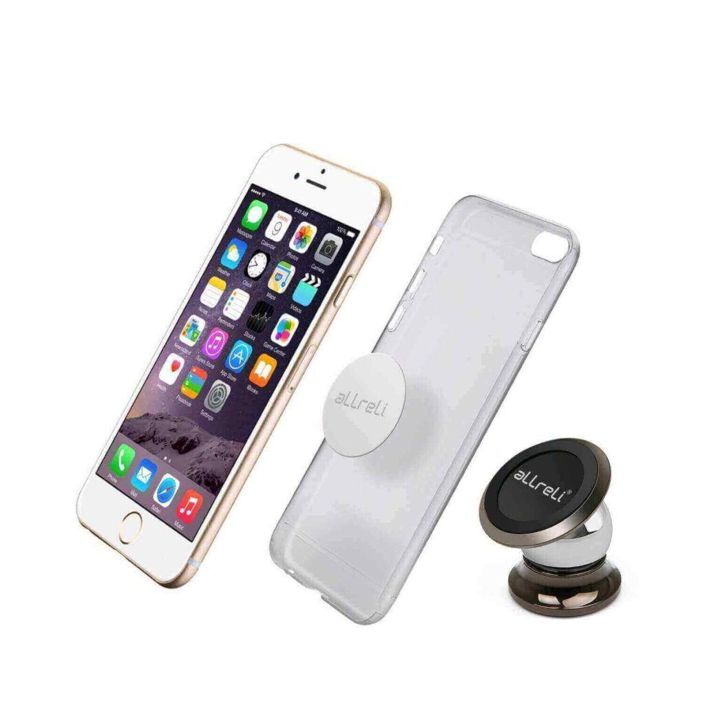 aLLreLi [Upgraded] Magnetic Car Cell Phone Mount